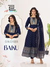 Baku By Blue Hills Rayon Anarkali Kurti With Bottom Dupatta Wholesale Price In Surat